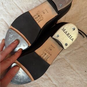 Black Tap Dance Loafers for Kids